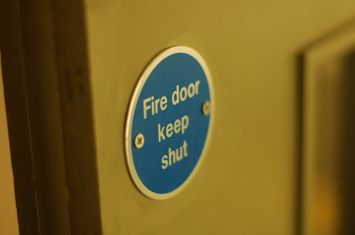 fire door keep shut